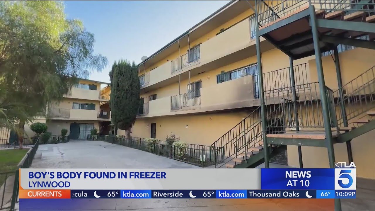 Body of a boy, 7, found in the freezer of a Lynwood apartment