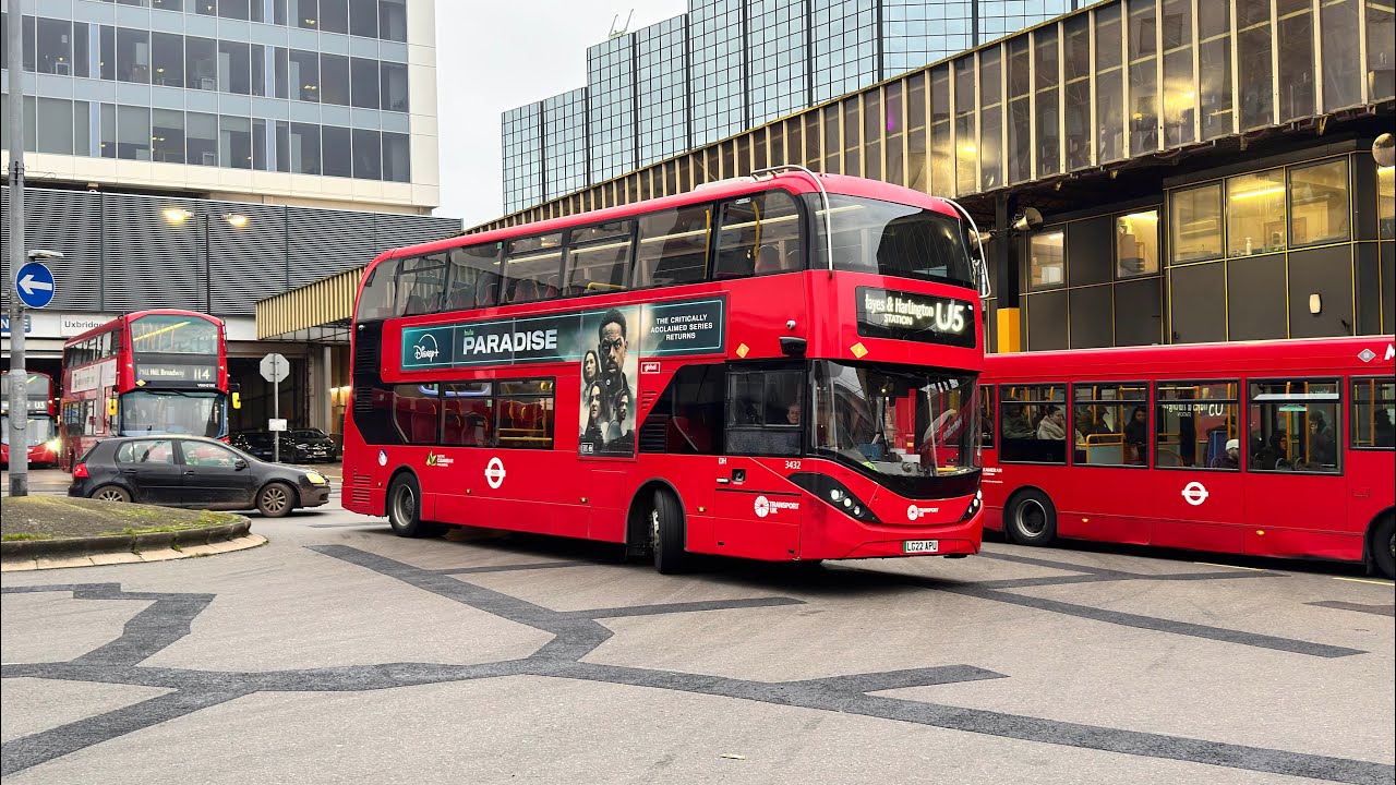 The Quietest, Most Beautiful Bus in London? U5 at Dawn Through Blossom-Lined Street