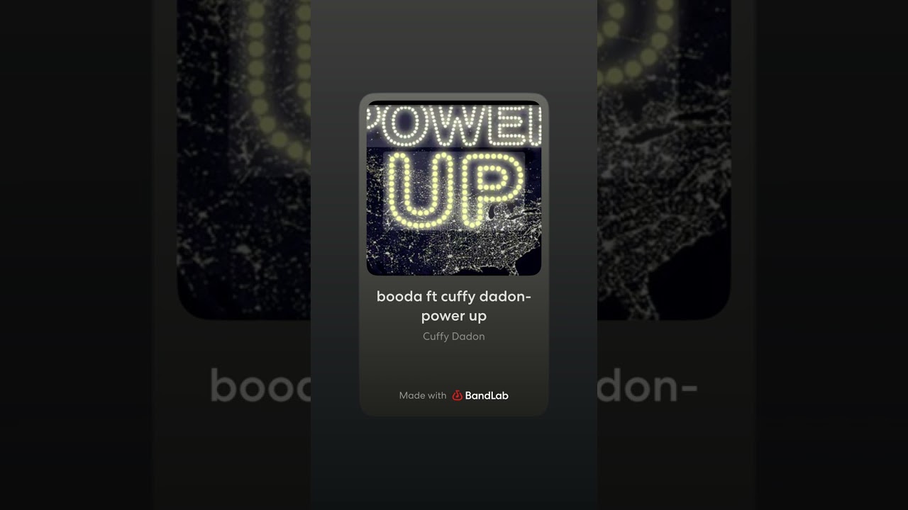 Booda ft Cuffy Dadon- power up