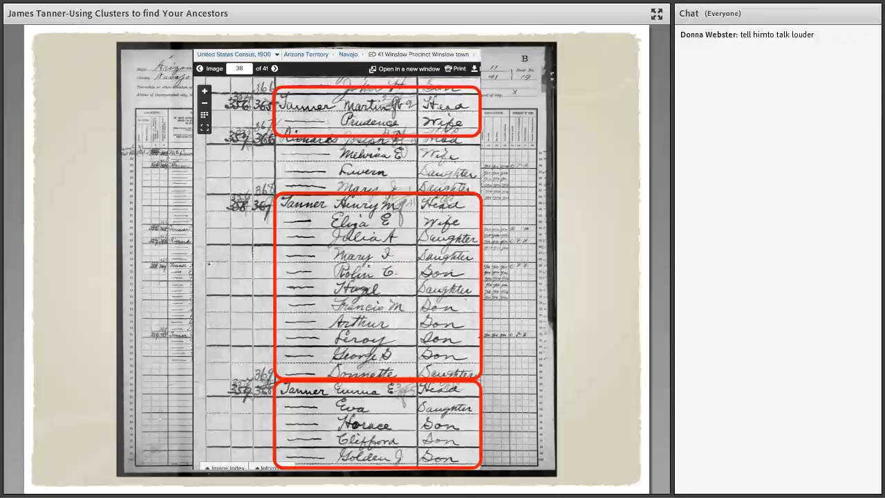 Locating Your Ancestors Using Clusters - James Tanner