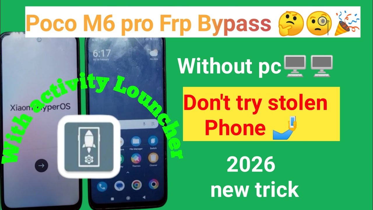 Poco M6 pro frp Bypass 2026🤔🌻👋🧐🎉🙏Frp Bypass poco m6 pro 🌻👋🤔😀🎉🧐