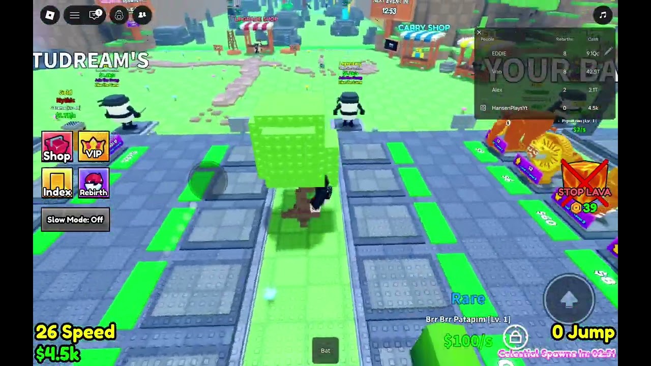 How to play the #survivelavaforbrainrot #hansenblox