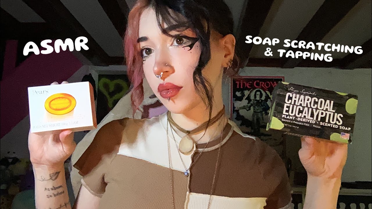 Soap Scratching & Tapping ASMR | Cardboard Tapping, Whispering