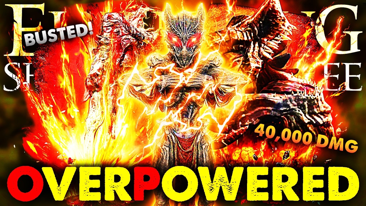 I TRIED THE MOST BROKEN DRAGON GOD BUILD IN ELDEN RING: SHADOW OF THE ERDTREE 1.13.2 OP DLC BUILD!