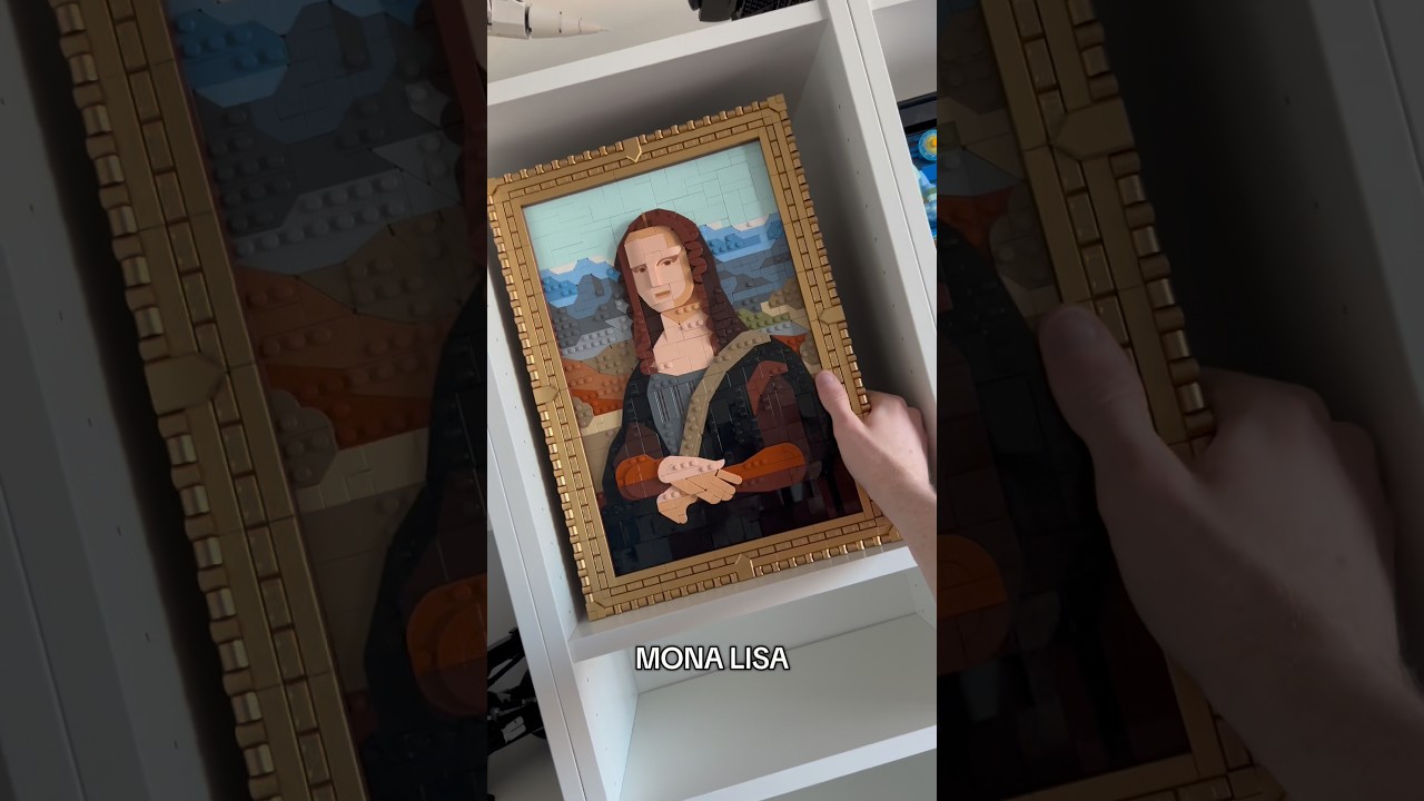 How many beers?! This car stack is BEAUTIFUL! #LEGO #Cars #MonaLisa #Art #Supercar