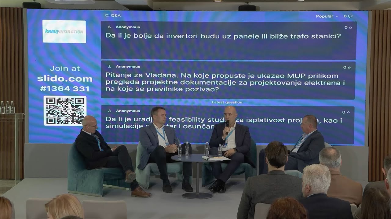 Panel diskusija - Ravni krovovi sa solarnim elektranama - Izazovi i rešenja