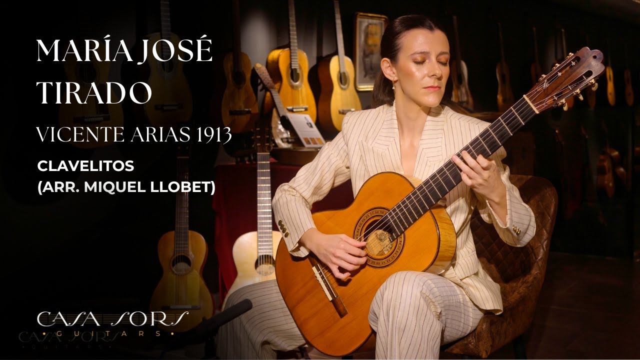 CLAVELITOS (Valverde /Arr. Miquel LLobet) | VICENTE ARIAS 1913 | MARÍA JOSÉ TIRADO