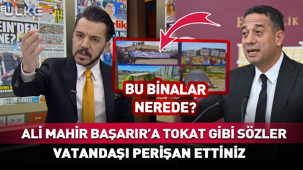 Ali Mahir Başarır'a Tokat Gibi Sözler! Vatandaşı Perişan Ettiniz...