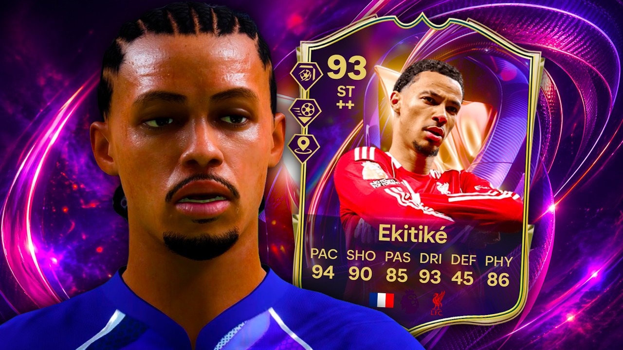Обзор игрока 93 TOTS Ekitike FC 26