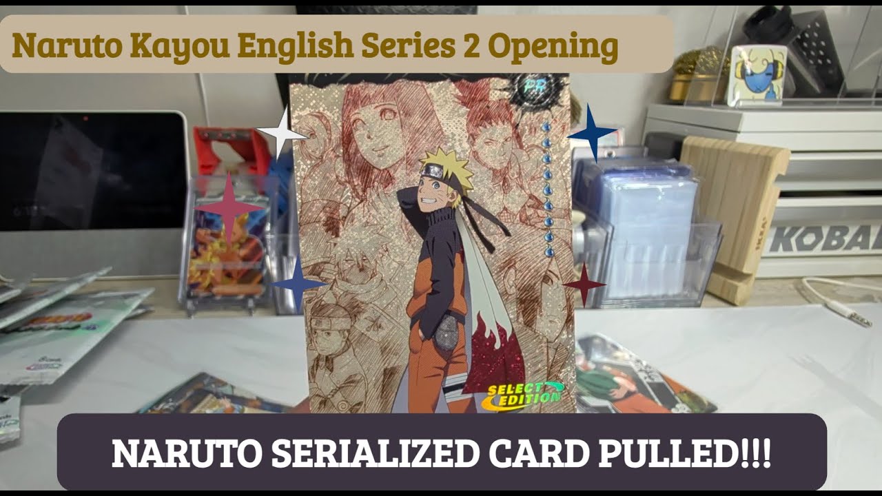 Naruto Kayou English Series 2 Opening! Naruto Promo Serialized Card has finally been Pulled!!!