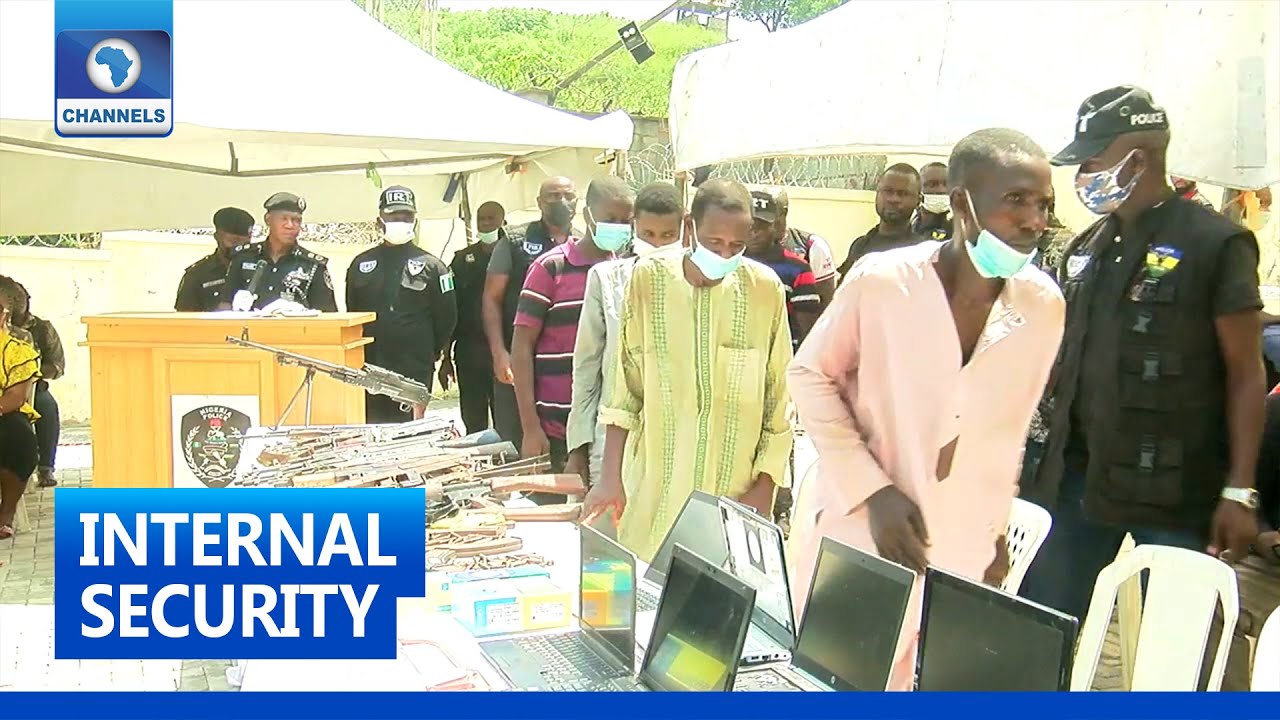 Police Parade Suspected Kidnappers Of Catholic Priest In Kaduna