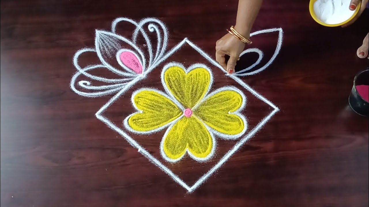 Ugadhi 2026 padikolam designs//Sri Rama Navami special padikolam//Easy Friday rangoli//Lathakolam