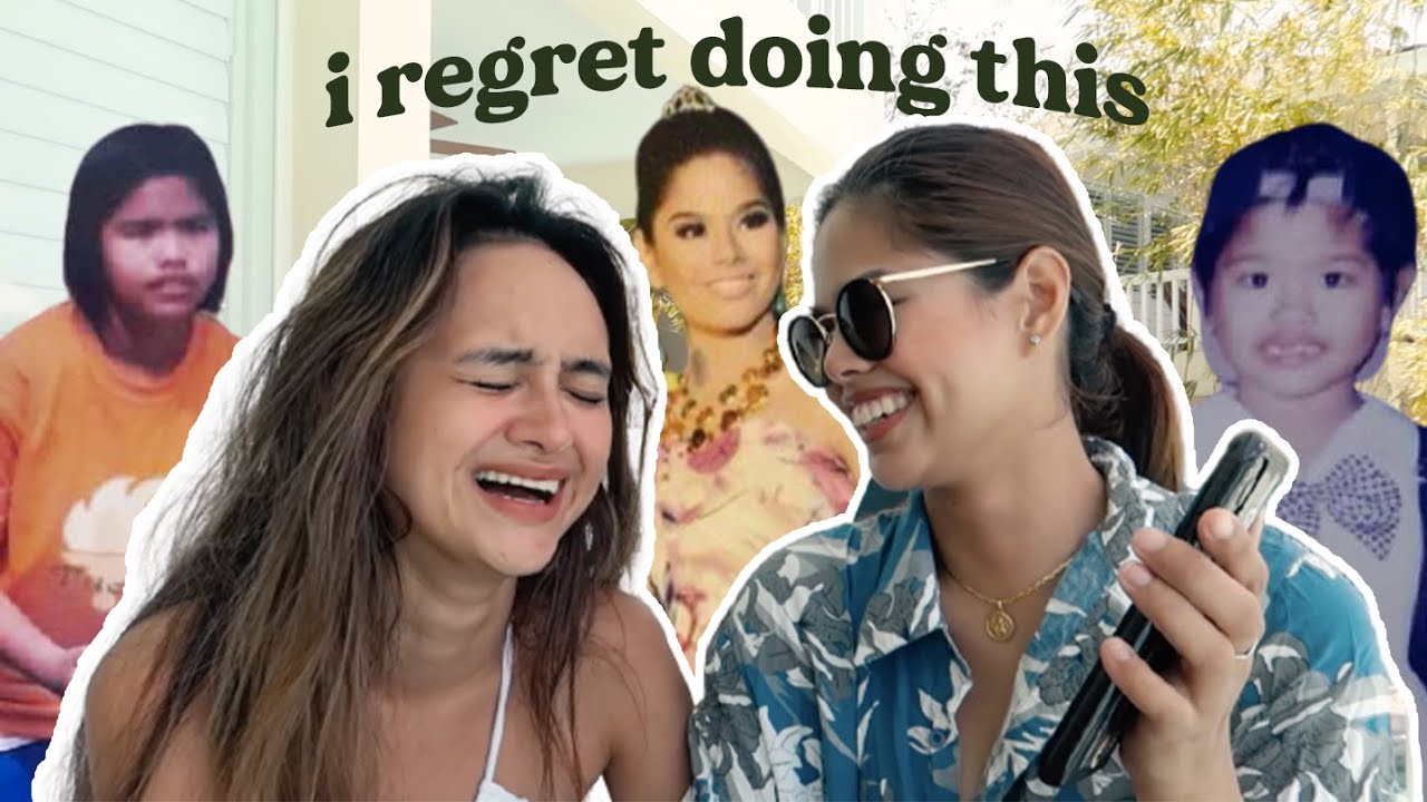 MY PARTNER REACTS TO MY OLD PHOTOS & VIDEO!! | Pilot Chezka Carandang