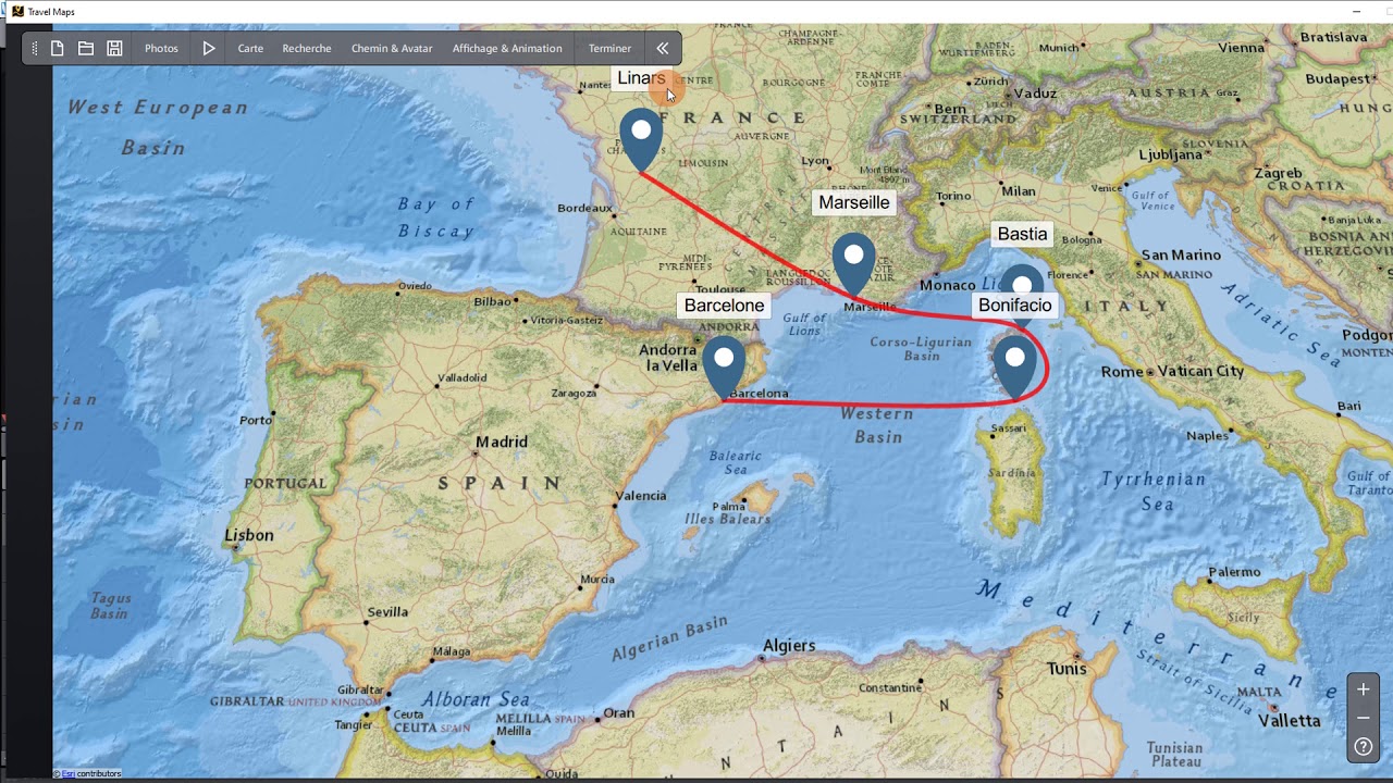 Découverte de Travel Maps
