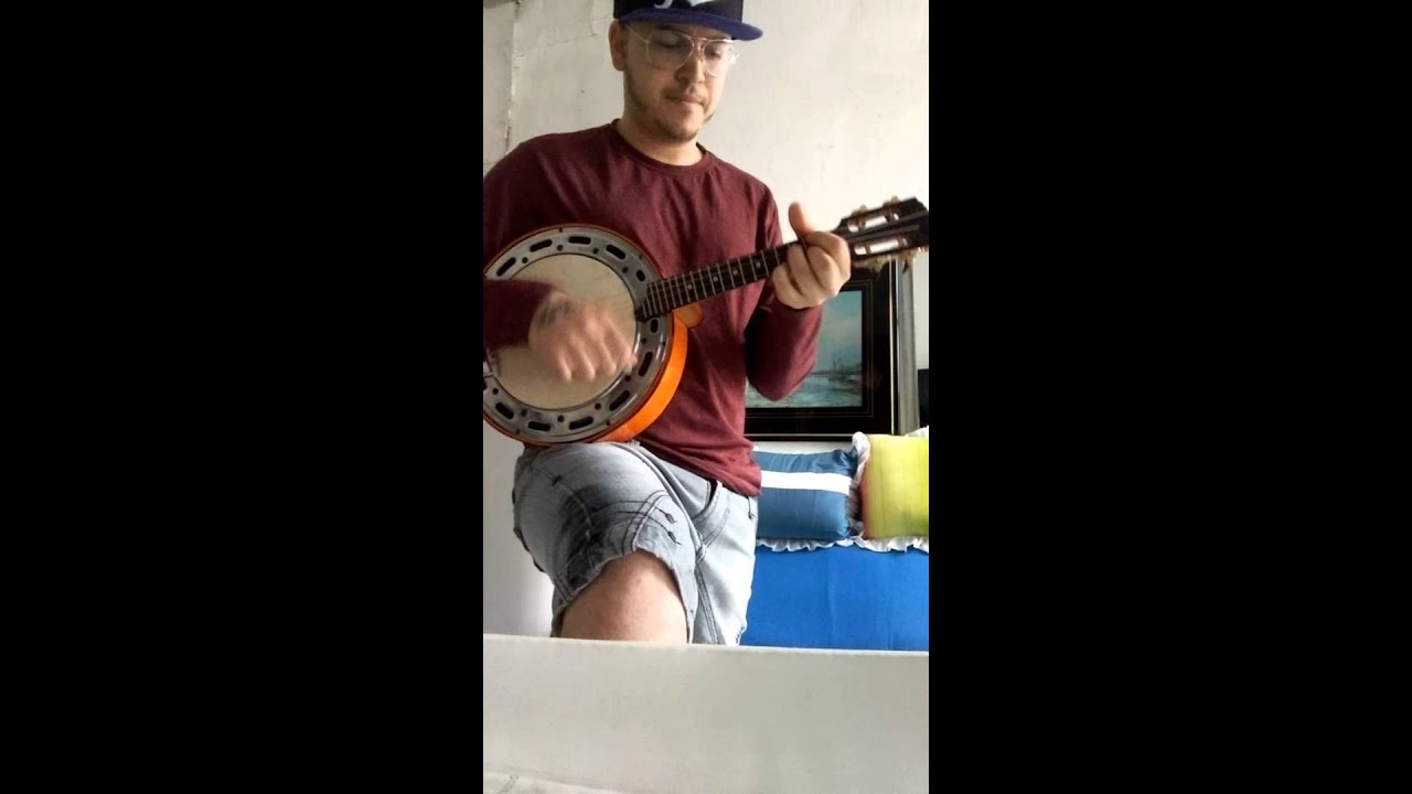 Banjo Emerson Luthier Collor laranja 2015