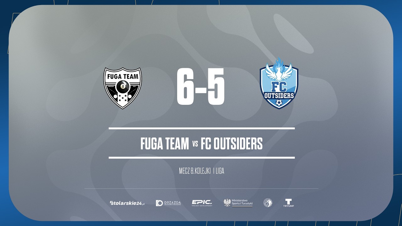 Skrót | FUGA TEAM - FC OUTSIDERS 6:5 | PRO LIGA, Sezon Zima 2026 - 26.02.2026