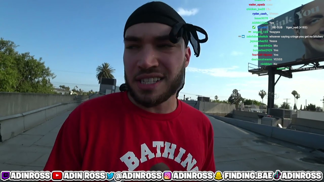 Adin Ross - IM UNBANNED - IRL STREAM (2021-07-11) [Full Stream]