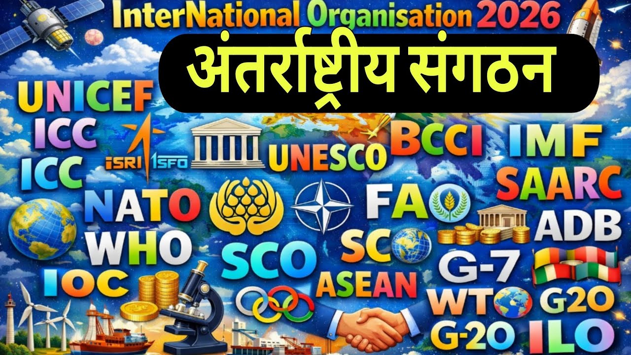 International Organization |अंतराष्ट्रीय संगठन | UP Police Special, UP SI 2025,Up Homeguard#staticgk