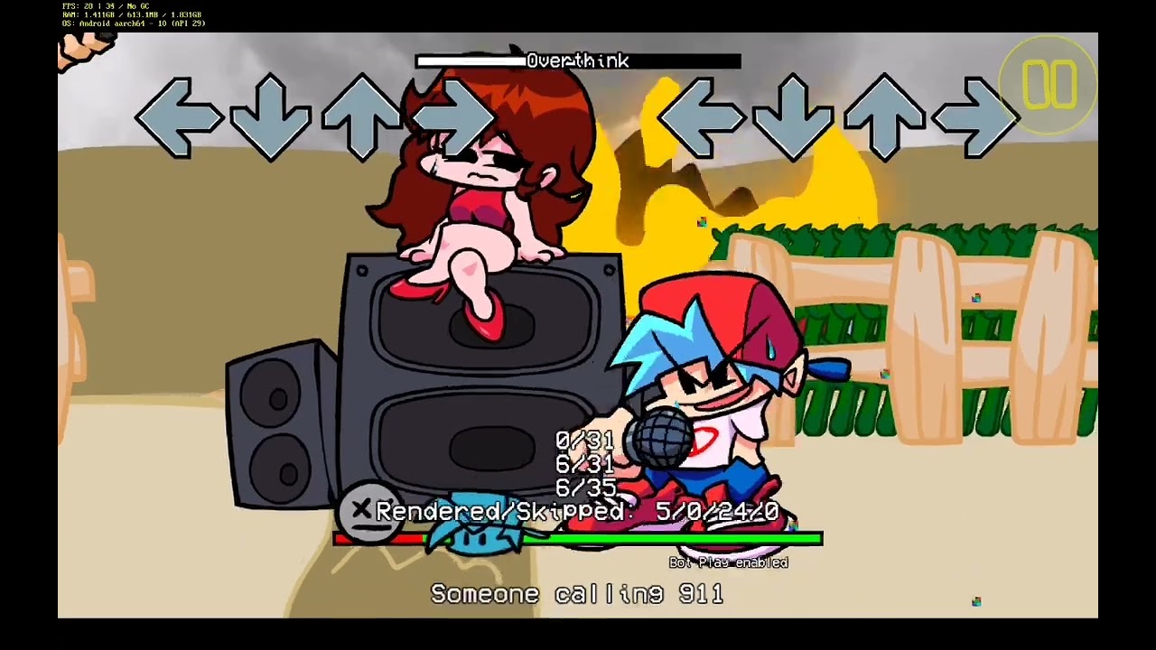 FnF overthink but Bambi is not overthinking