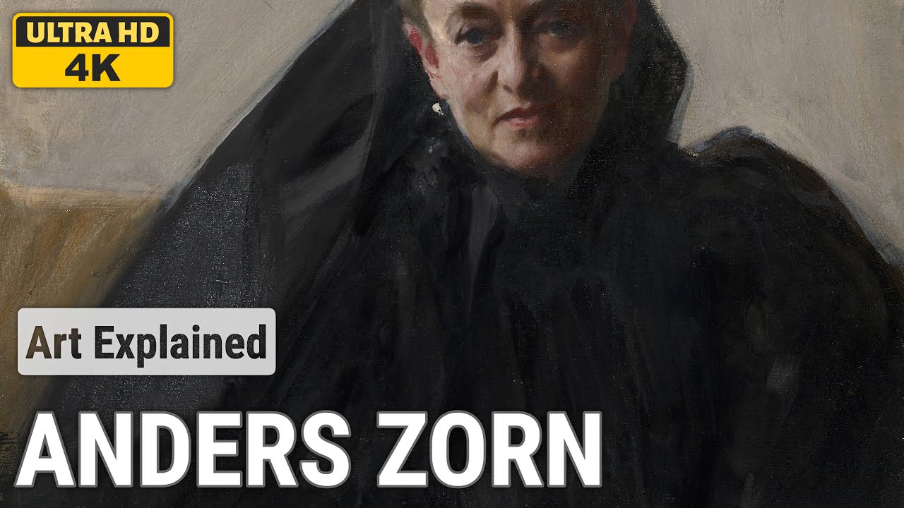 Anders Zorn: A collection of 10 oil paintings with title and year, 1894-1897 [4K]
