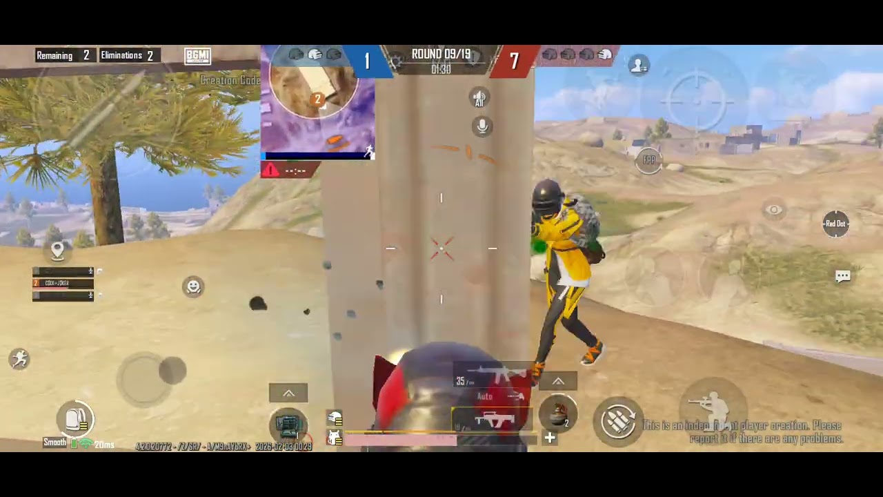 Miramar tough 3 v 4 ! #Wow Beast Virus Joker vs Zeus Blaze Falcon and Dhara !
