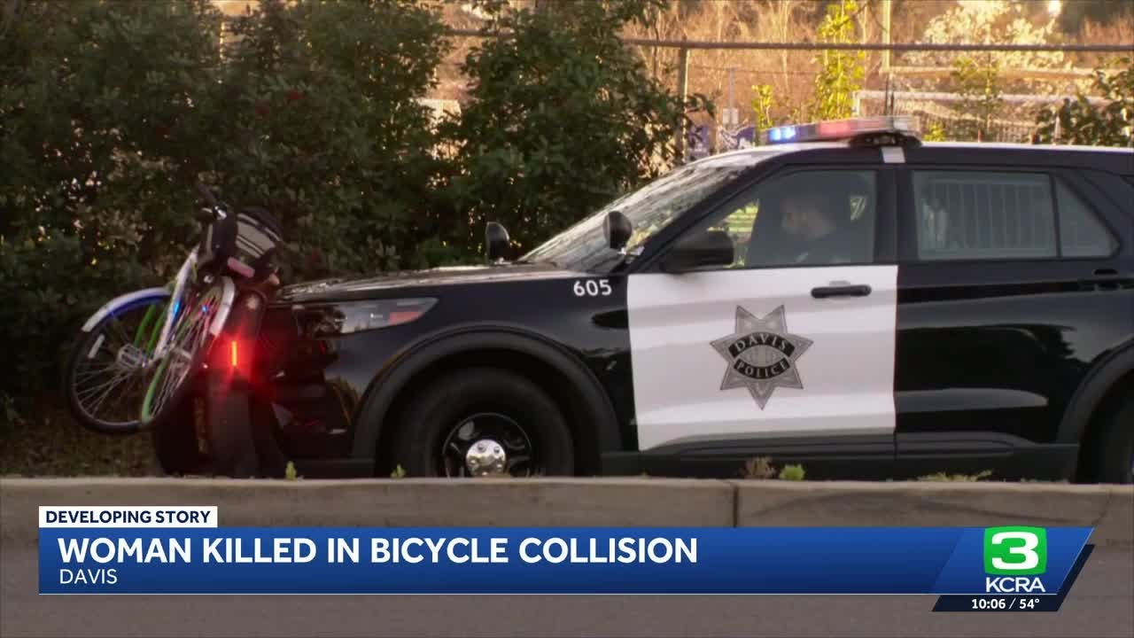 Woman killed in bicycle collision in Davis