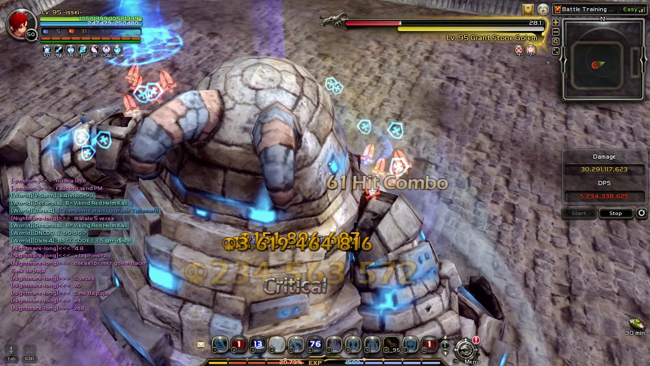 DN EU Moon Lord DPS test