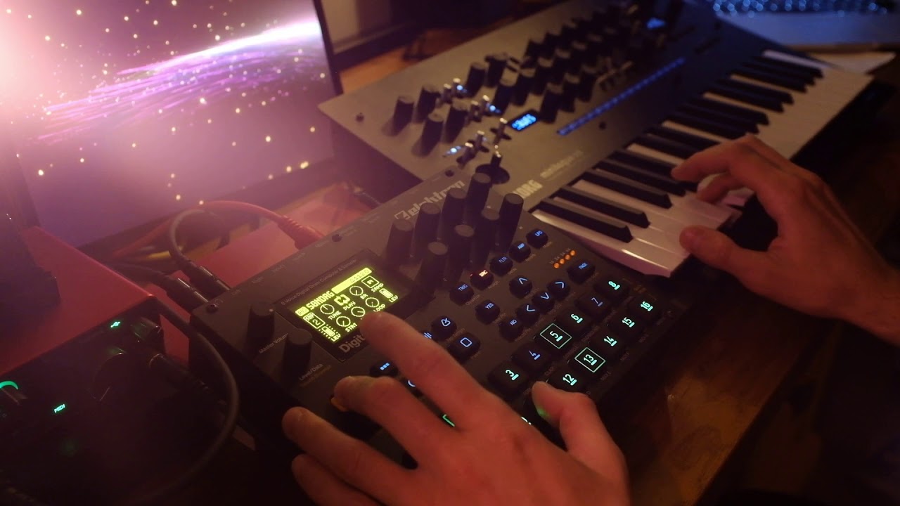 Søndag sunset - Korg minilogue xd, Elektron Digitakt