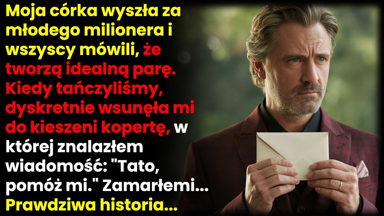 Córka wsuwa mi kopertę z napisem: „Tato, pomóż mi.”