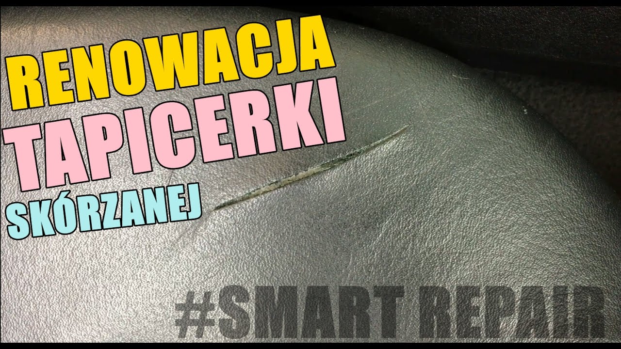 NAPRAWA TAPICERKI SKÓRZANEJ ROZCIĘCIA / DZIURY RENOWACJA SKÓRY / SWAGTV