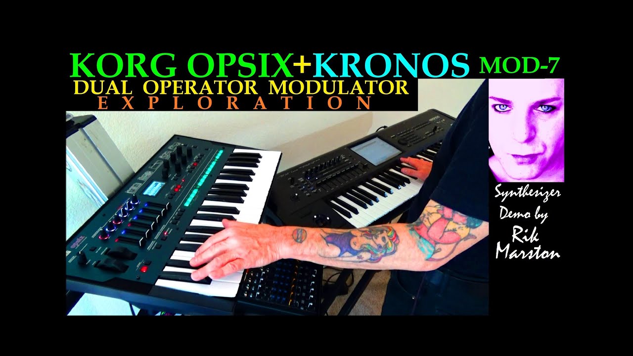 Korg OPSIX Kronos MOD-7 Dual Operator Modulator DX7 FM Synthesizer Rik Marston