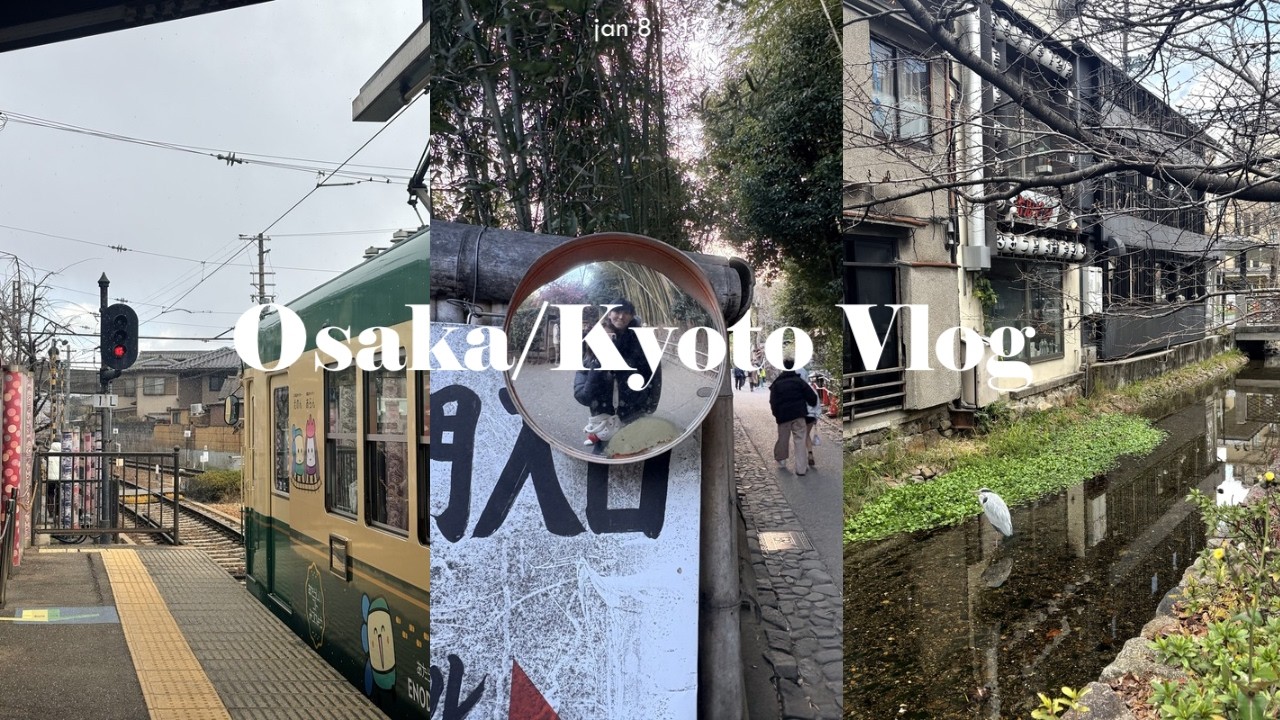 Osaka/Kyoto Vlog: aquarium, teamlabs, arashiyama, horse race, and ring making