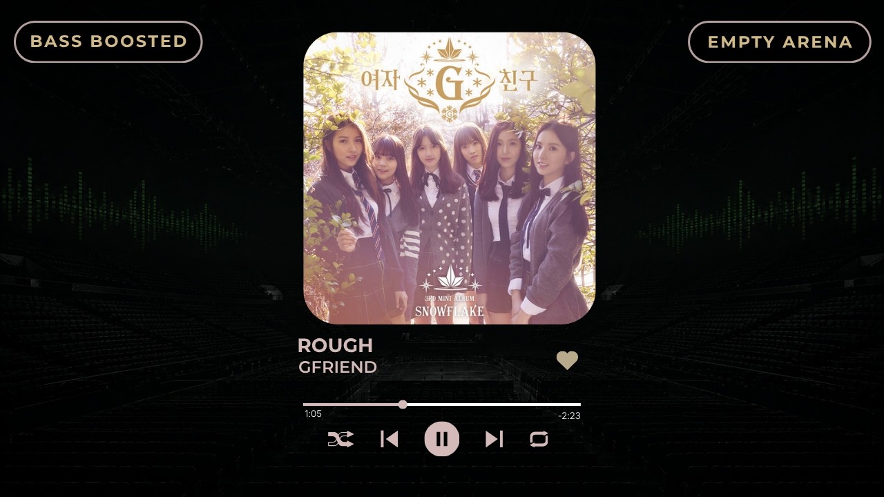 [BASS BOOSTED+EMPTY ARENA] GFRIEND (여자친구) - ROUGH (시간을 달려서) |kpoptifyy