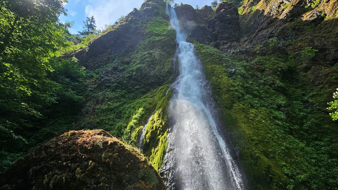 White Noise of Powerful Waterfall | Sleep with Relaxing Water Sounds