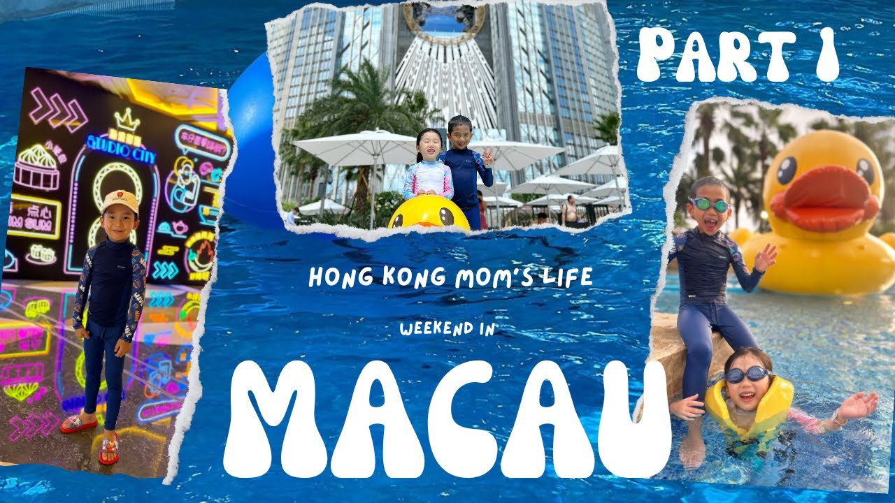 Macau Weekend Travel Vlog | 新濠影滙水上樂園 | Studio City Water Park | Part 1