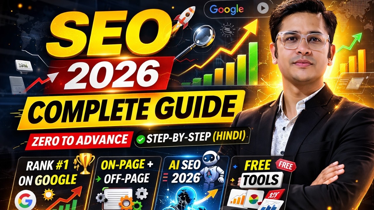 👉 SEO in 2026 Complete Beginner Guide 🔥 Step-by-Step Hindi Tutorial