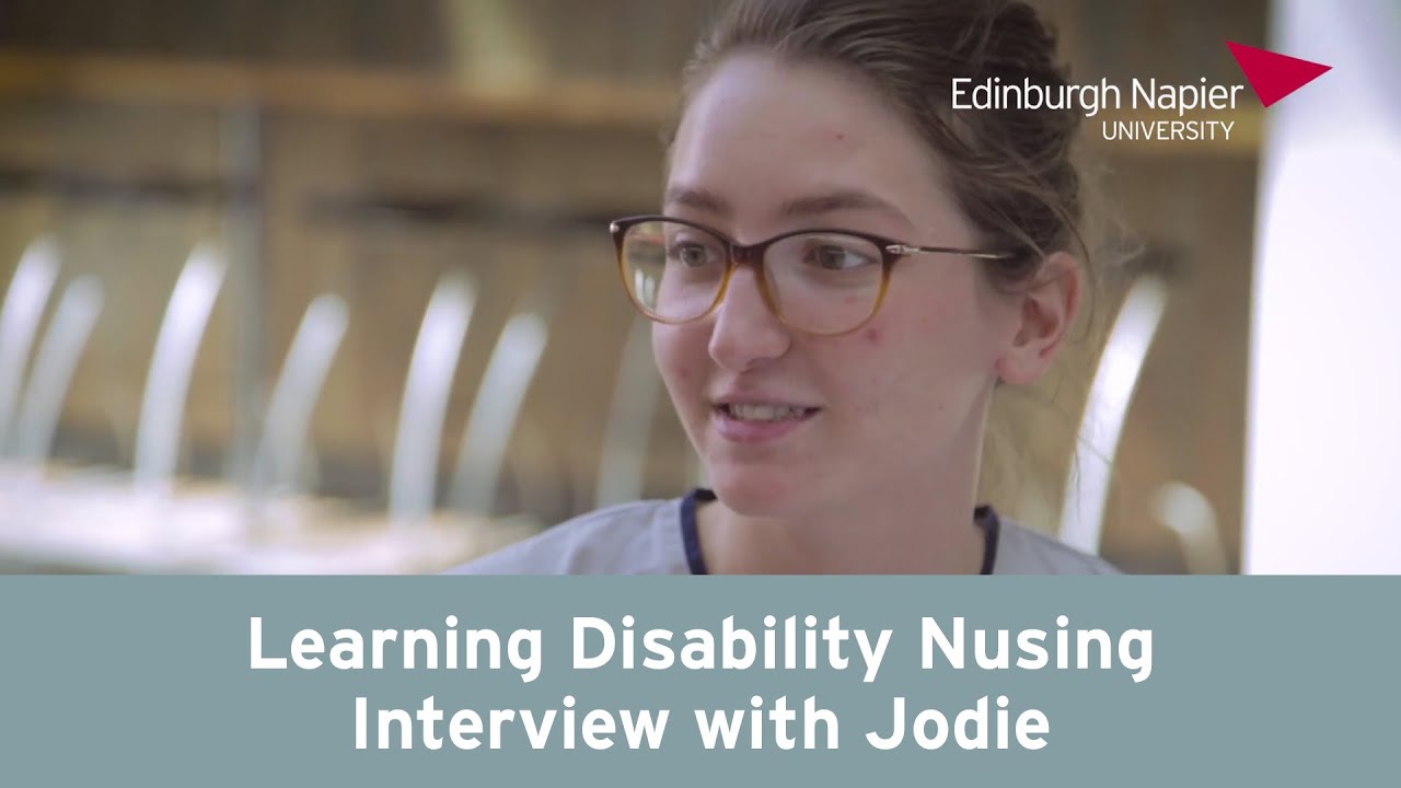 Edinburgh Napier University | SHSC | Learning Disability Nursing with Jodie