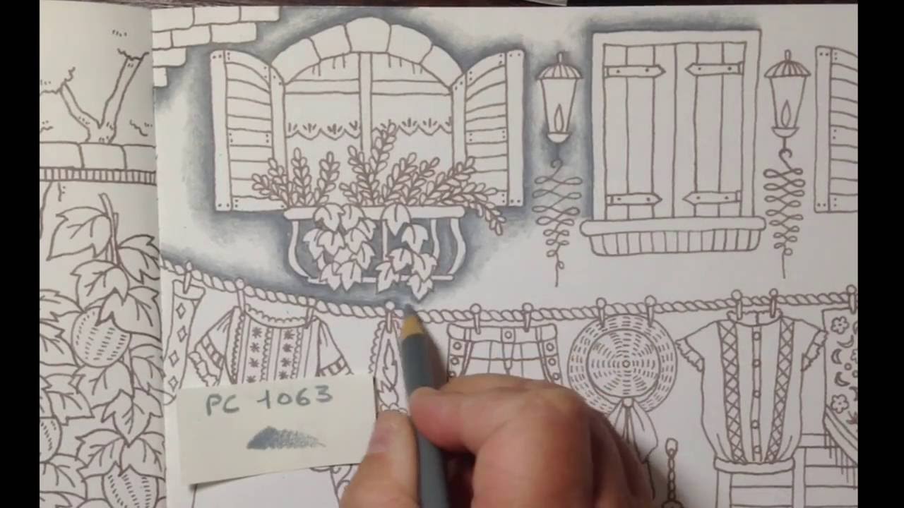 ROMANTIC COUNTRY The third tale - part 1 - prismacolor pencils
