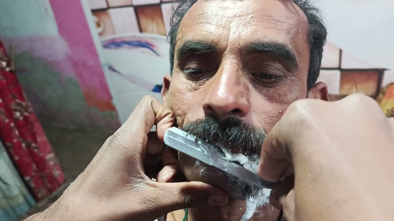 Relaxing Beard Shave ASMR | Clean & Smooth Shaving Sound's 