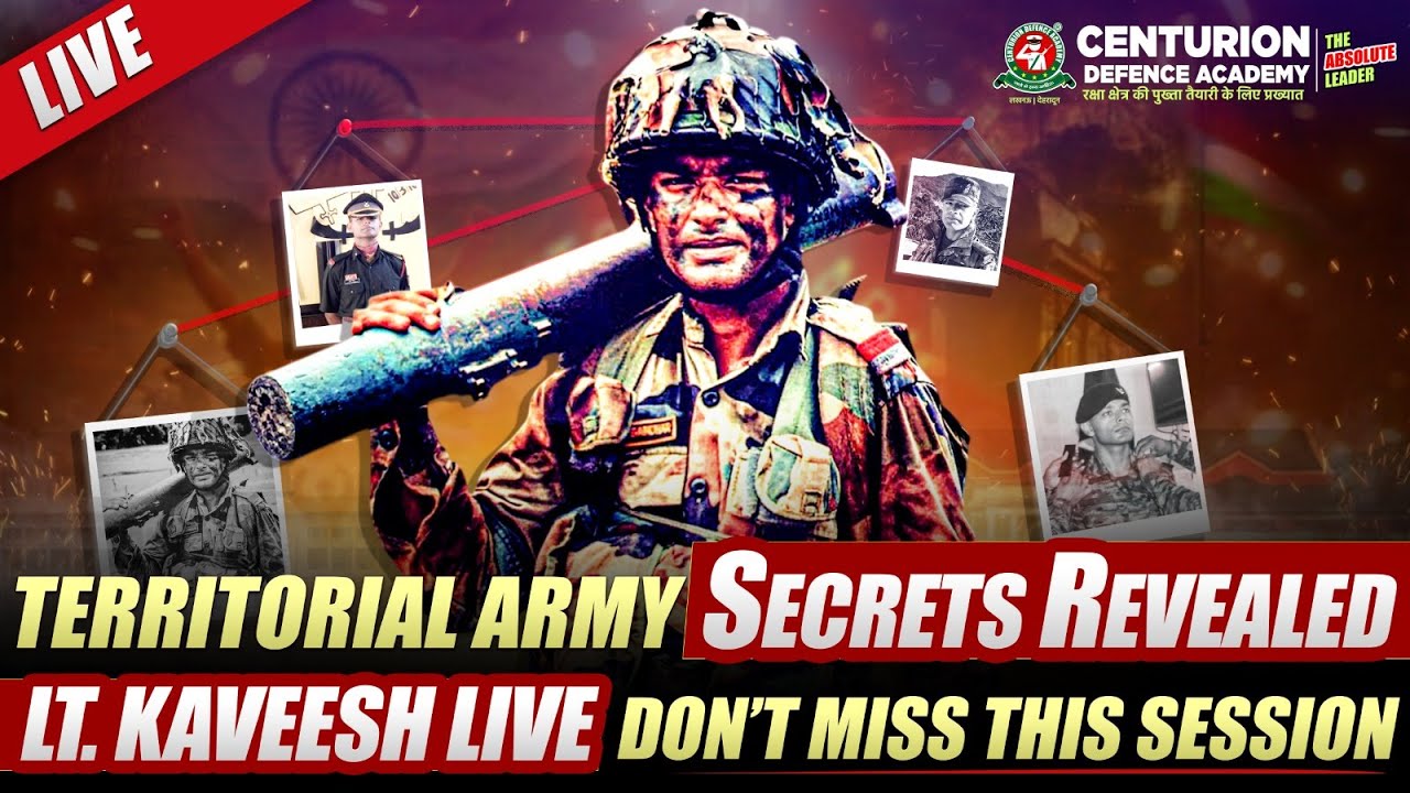 Serving the Nation in Uniform - Lt. Kaveesh LIVE on Territorial Army!