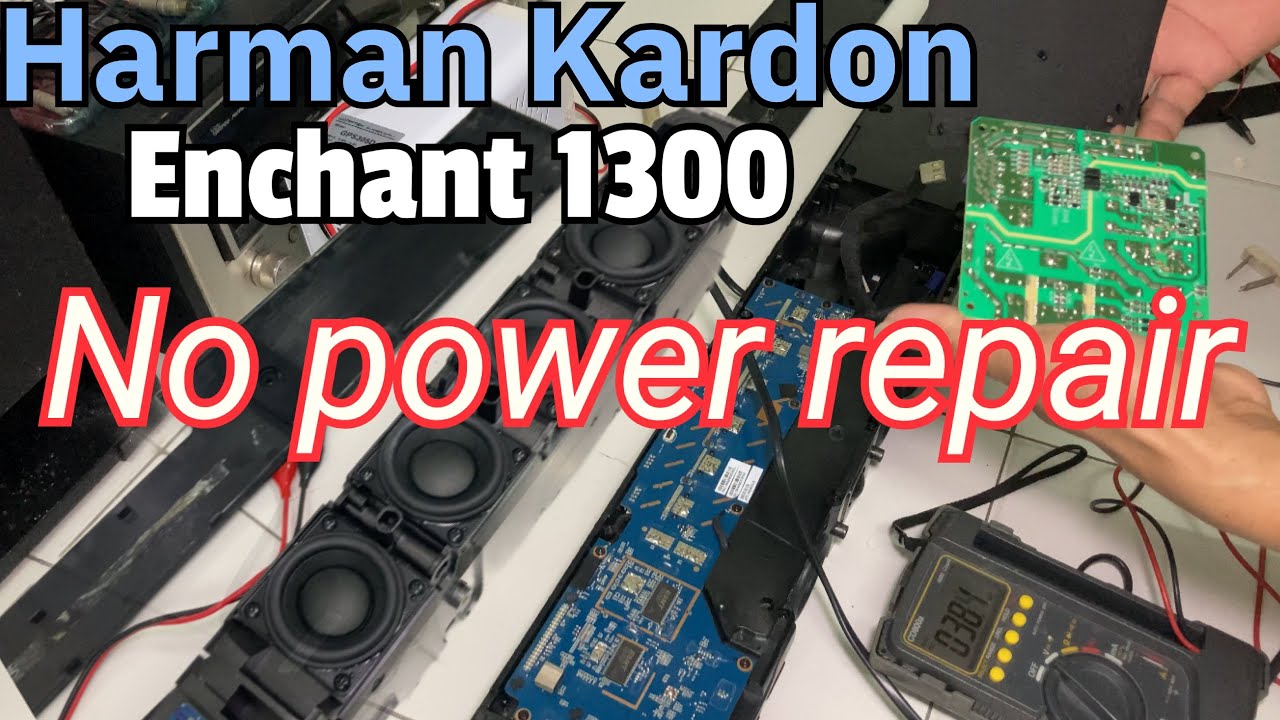 Harman Kardon Enchant 1300 no power/doityourself repair #doityourself #electronic