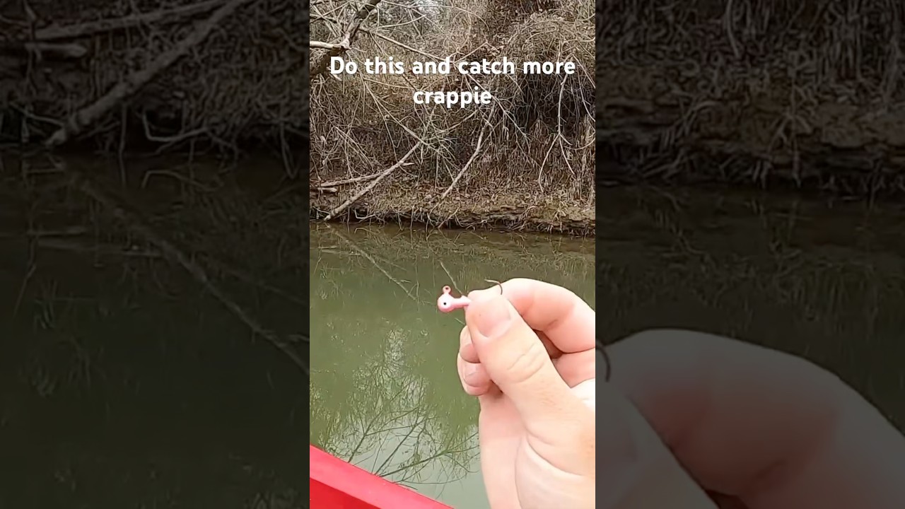 Сделайте ЭТО со своими джиг-головками, чтобы поймать больше краппи! #follow #crappie #shorts