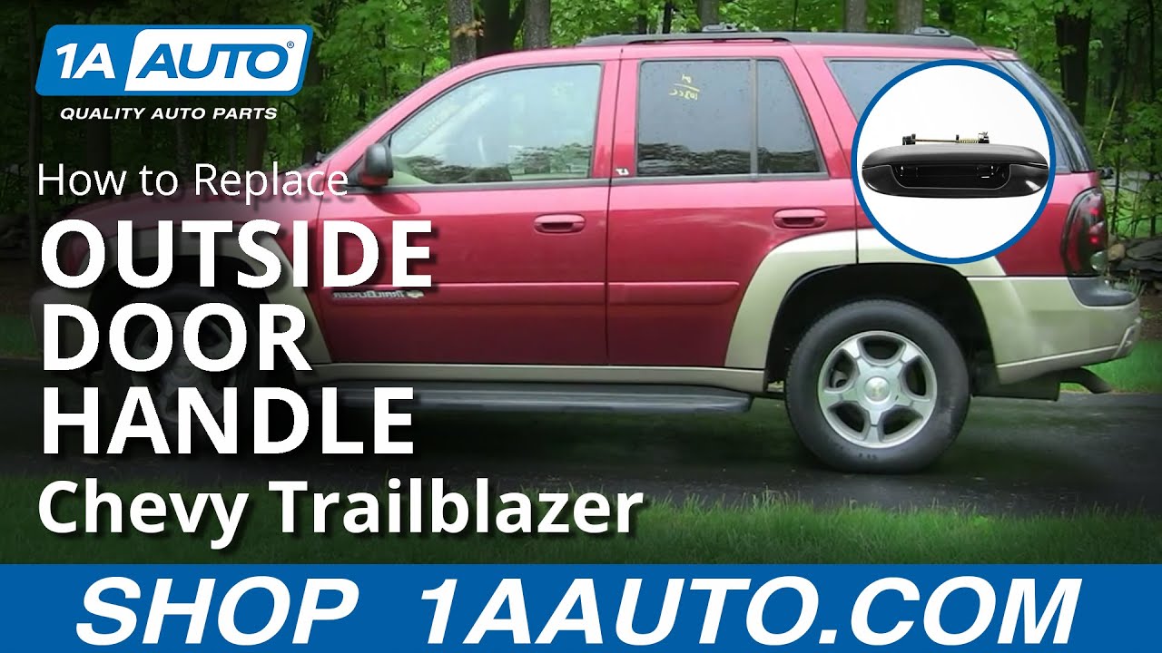 How to Replace Rear Exterior Door Handle 02-09 Chevy Trailblazer