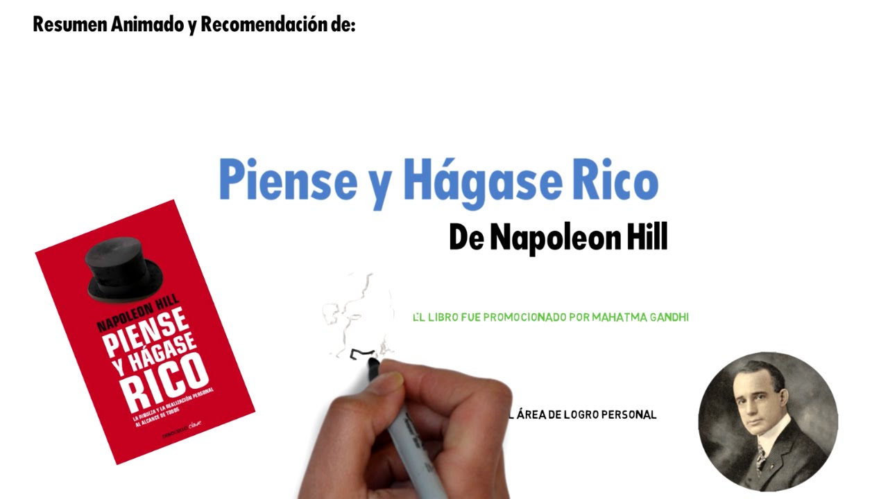 PIENSE Y HÁGASE RICO DE NAPOLEON HILL | RESUMEN ANIMADO