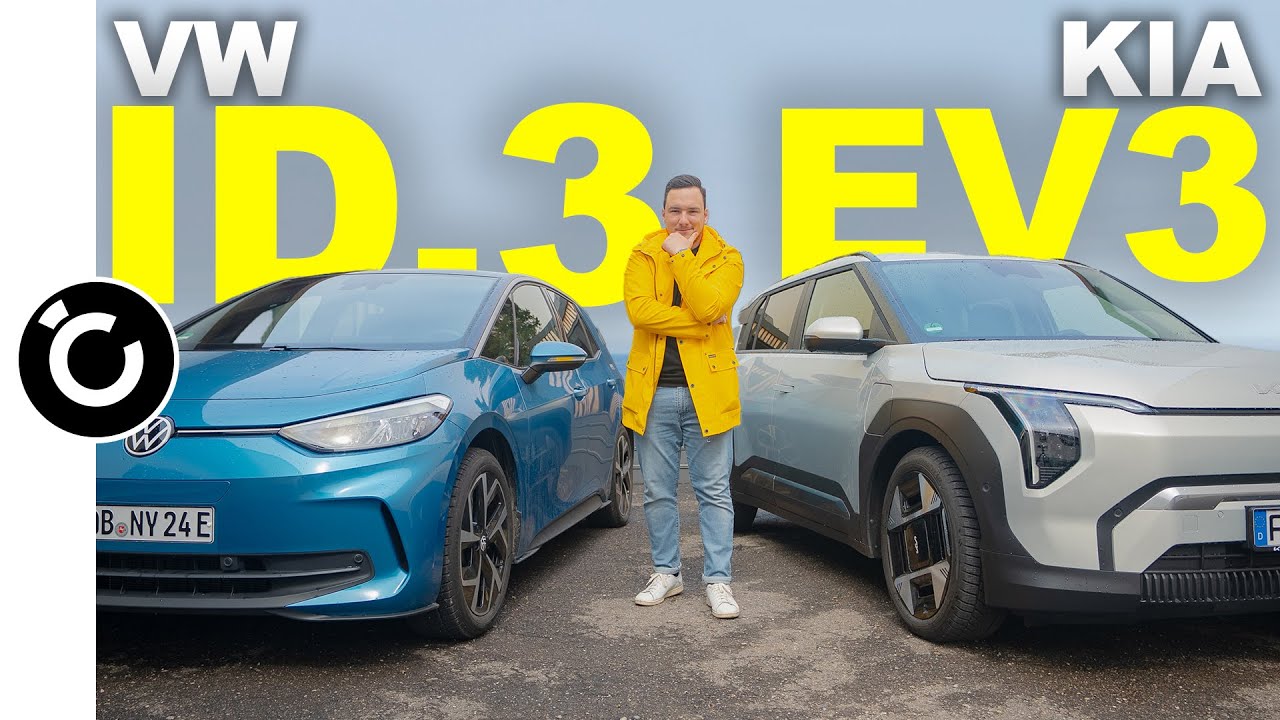 VW ID.3 oder KIA EV3 - wo gibt's das bessere kompakte E-Auto?