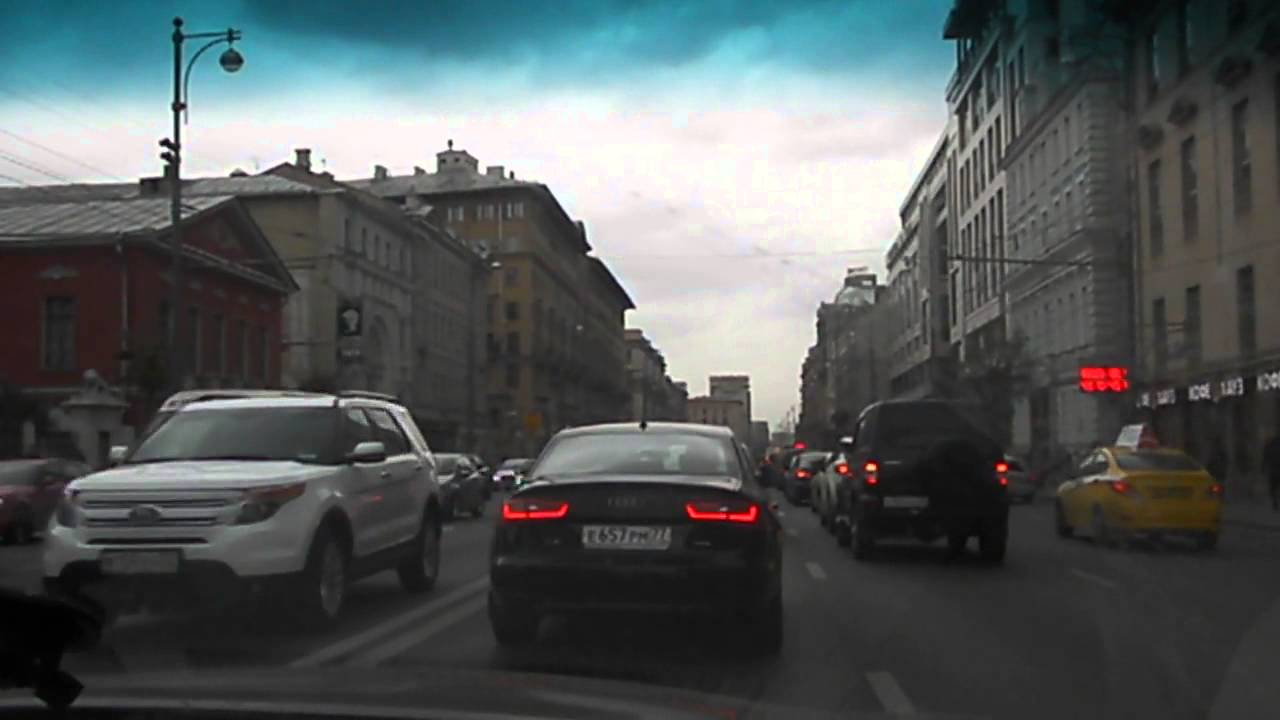 Russian taxi in Moscow.