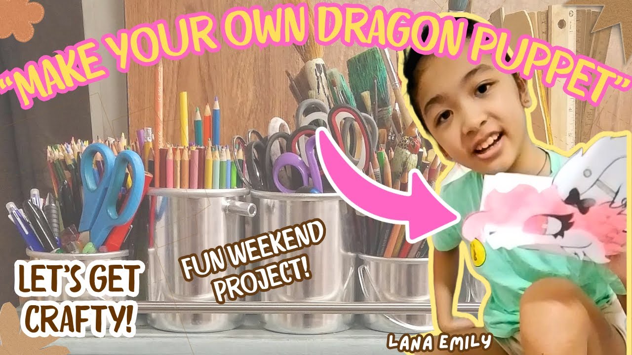 How to Make a Paper Puppet Dragon | Easy DIY Craft for Kids (Meet Hazel!)