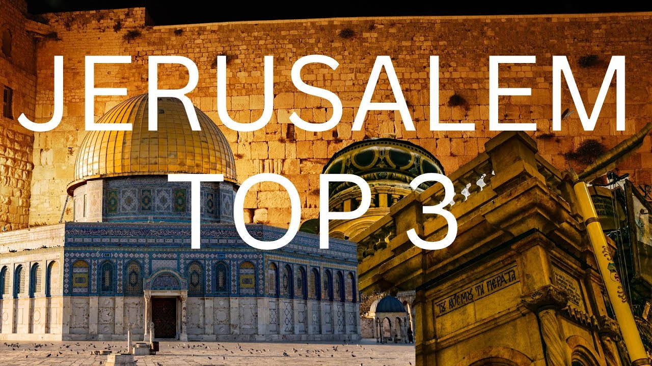 Jerusalem's Spiritual Trilogy: Dome Of The Rock, Western Wall, Holy Sepulchre | 3 in 3 Minutes