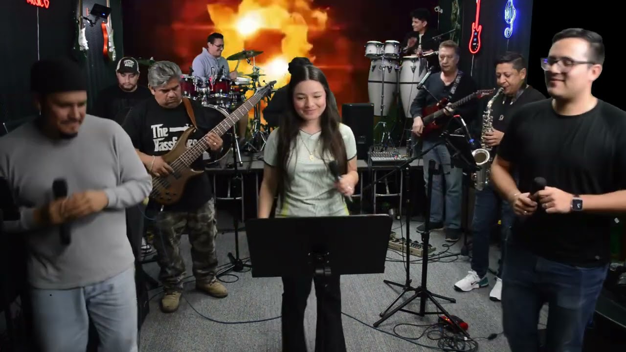 Los Ángeles Azules Medley (17 años/Mis sentimientos). Contrapunto Music live rehersals 