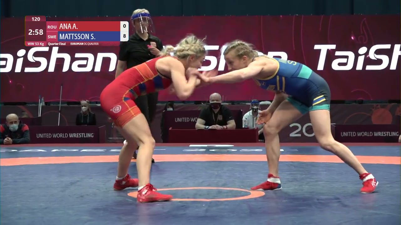 1/4 WW - 53 kg: A. ANA (ROU) v. S. MATTSSON (SWE)